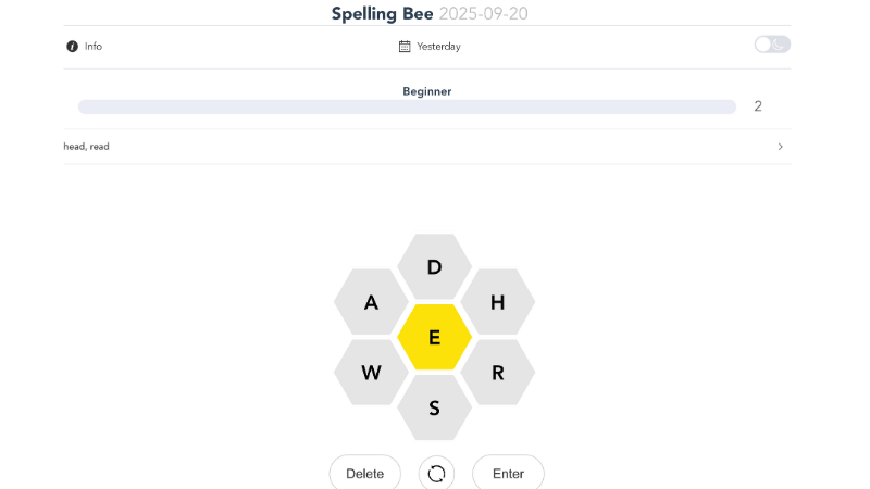 spelling bee game